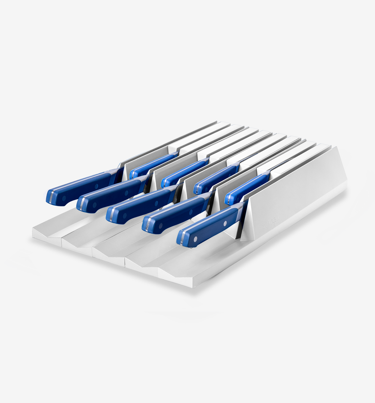 9-Piece Modular Knife Storage Set - White