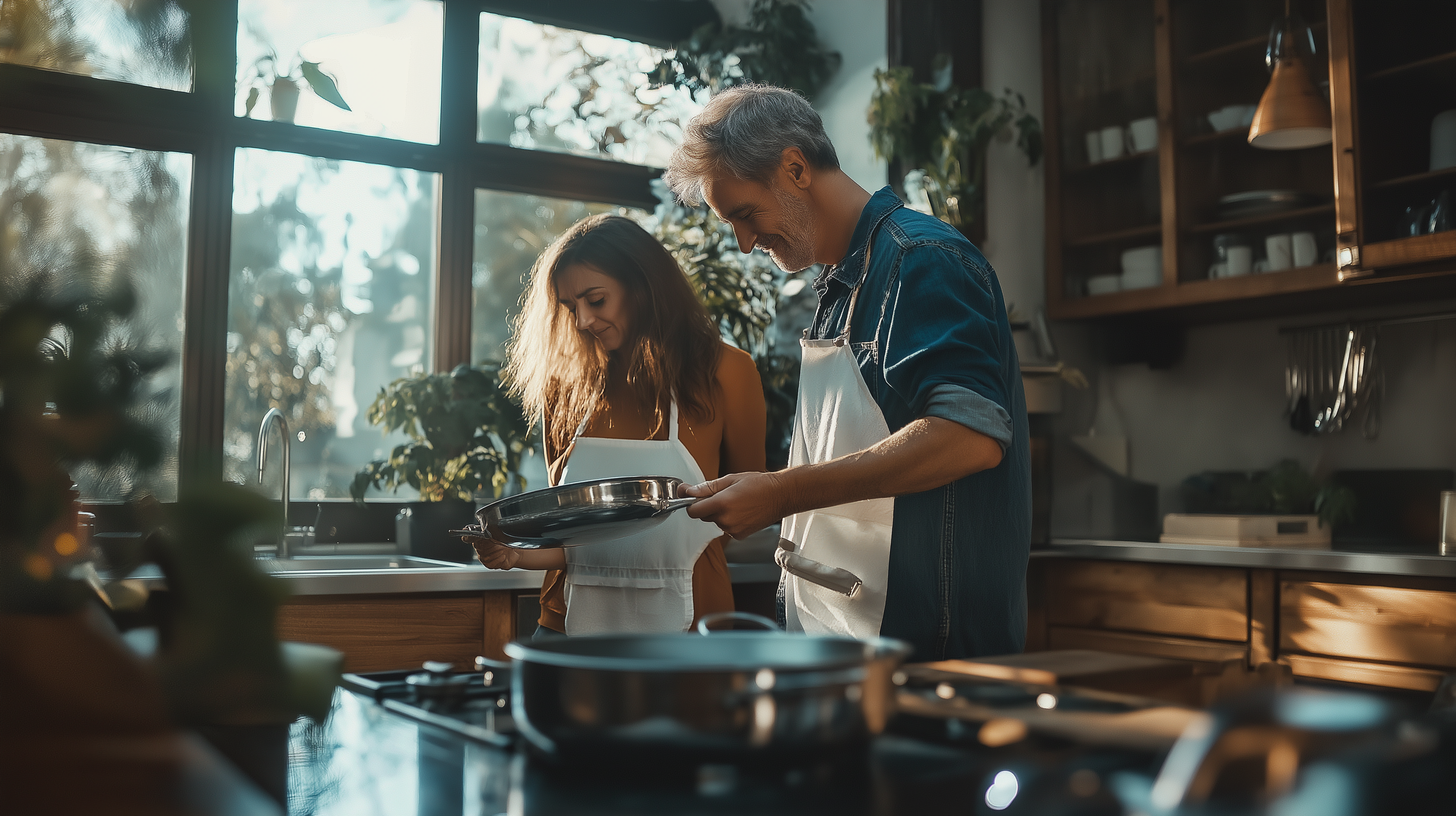 how to use stainless steel pans