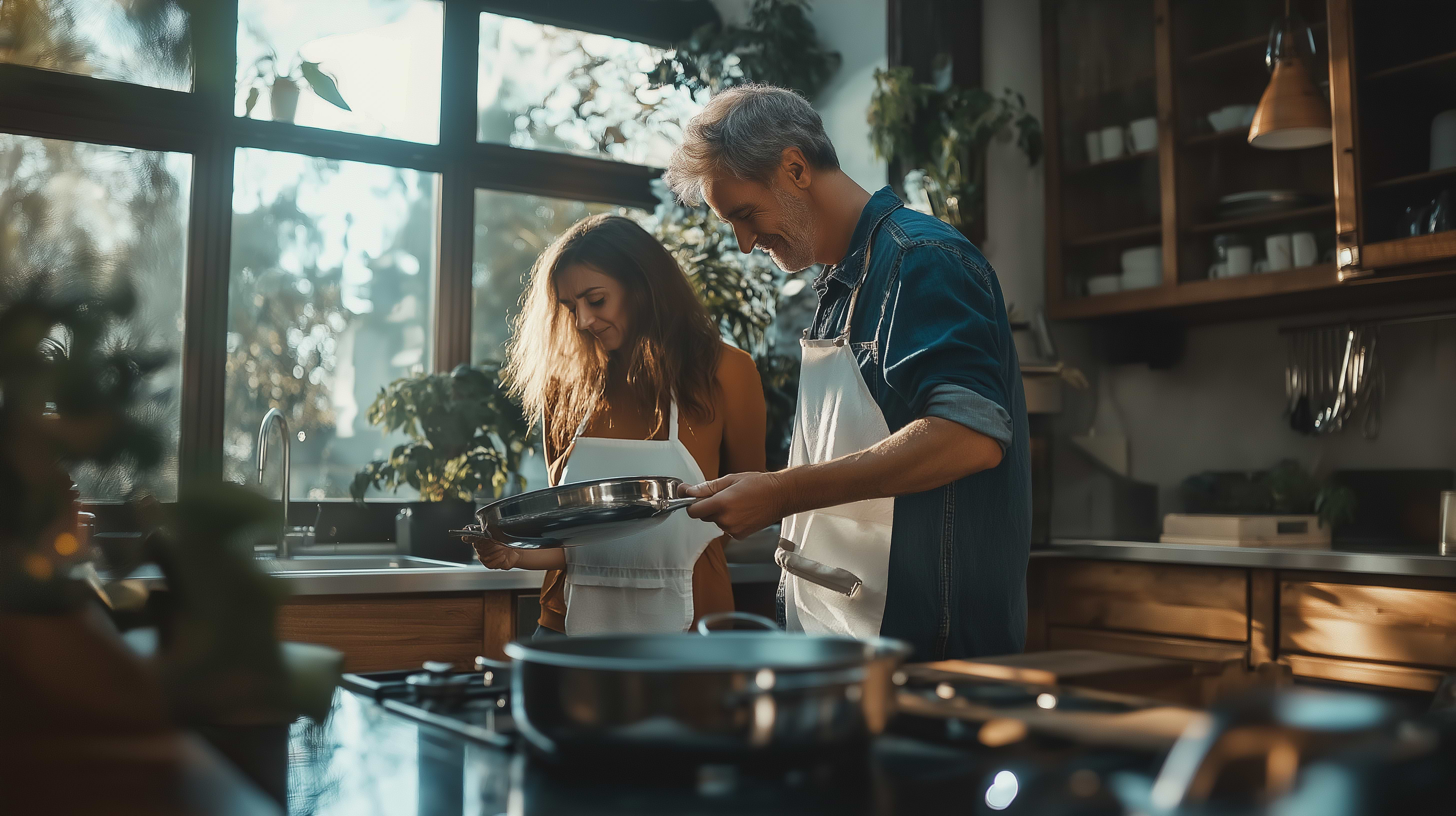 how to use stainless steel pans