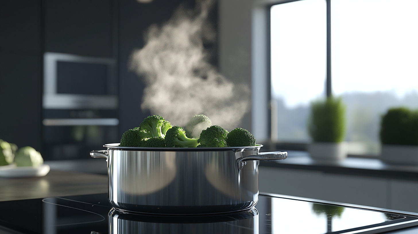 steamed broccoli