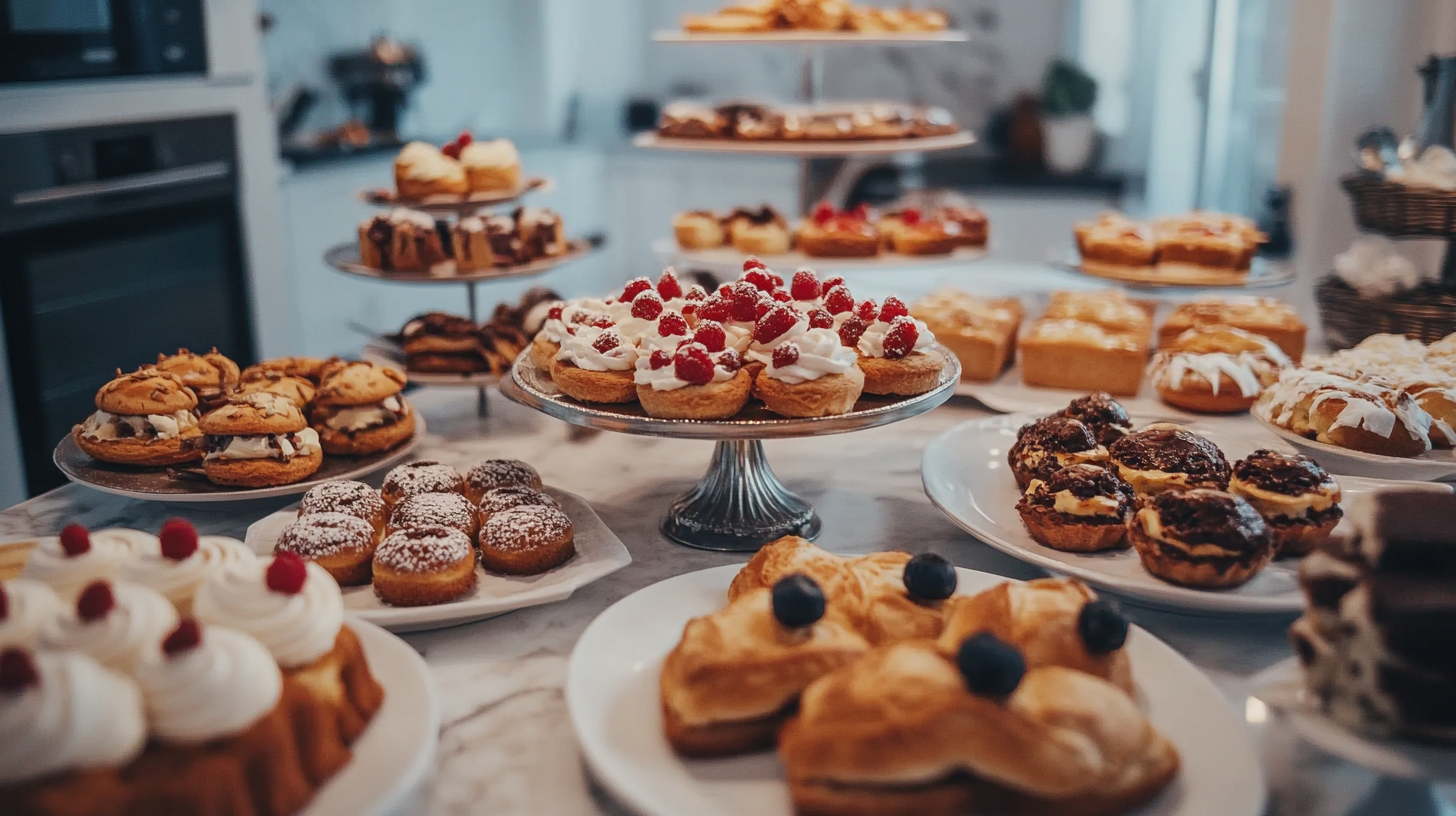 beautiful pastries