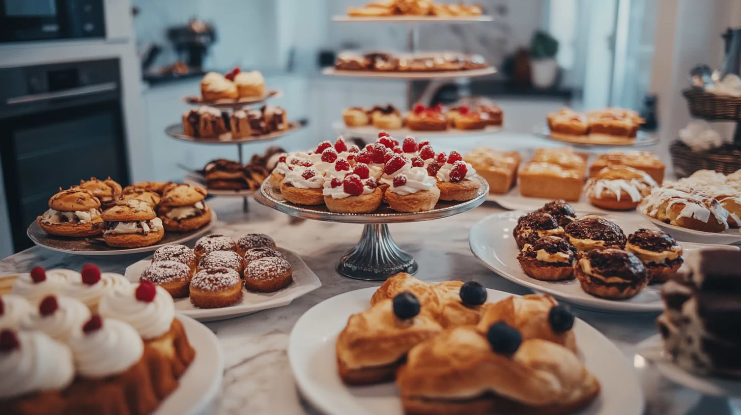 beautiful pastries