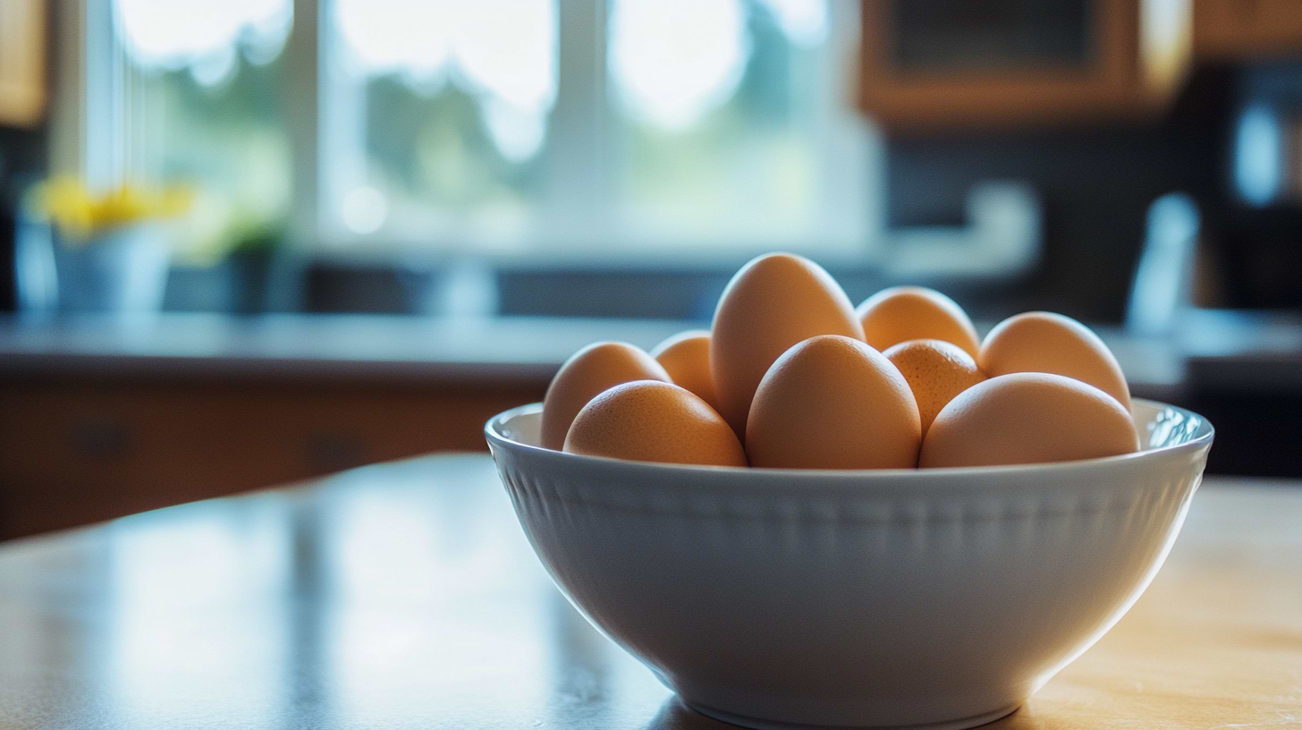 eggs in a bowl