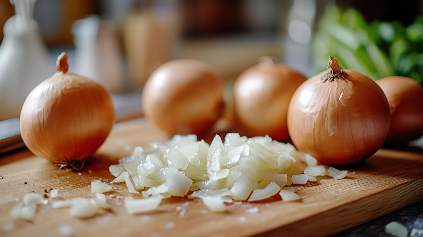 a head of cabbage being sliced