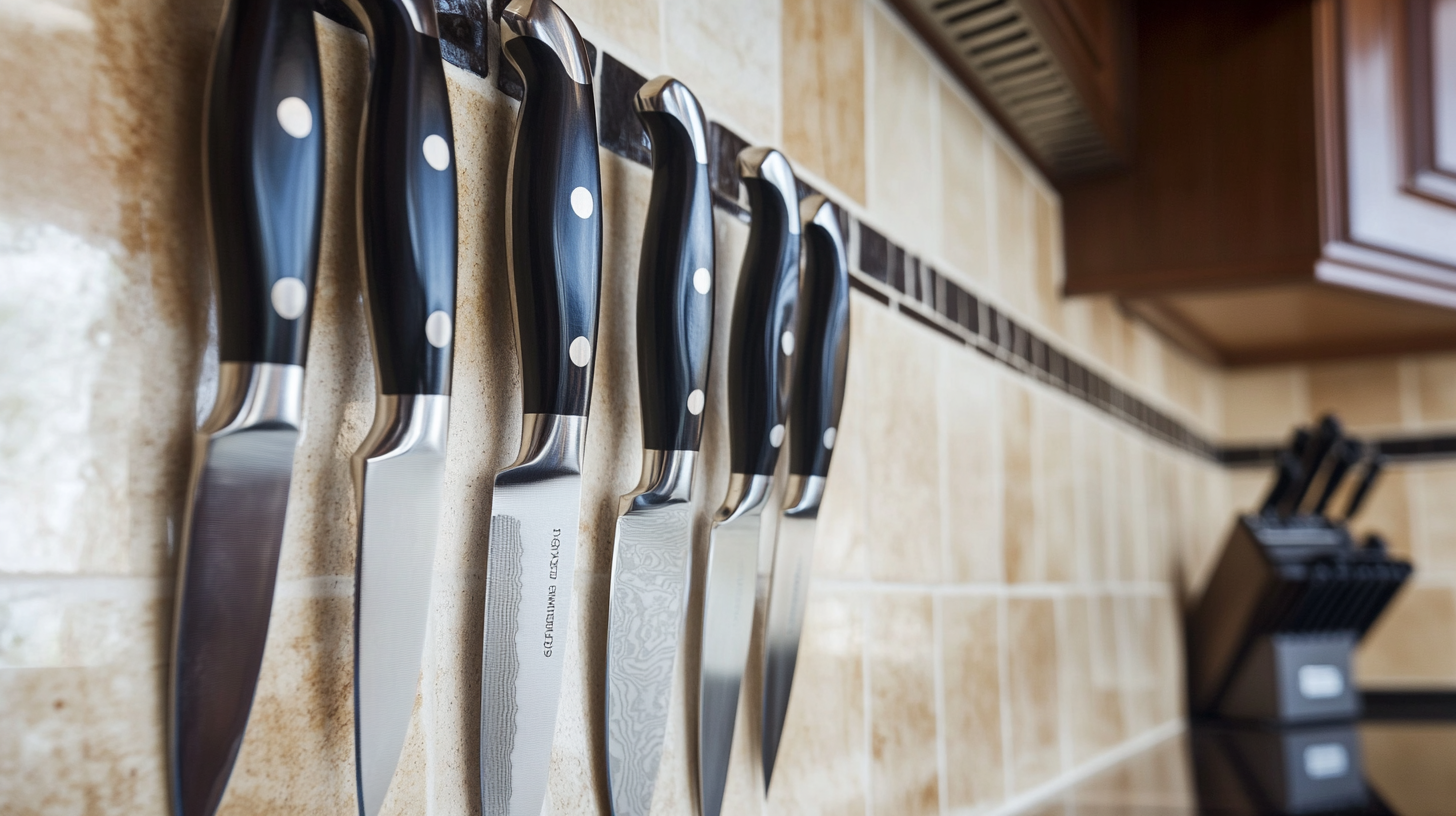 paring knives in a kitchen
