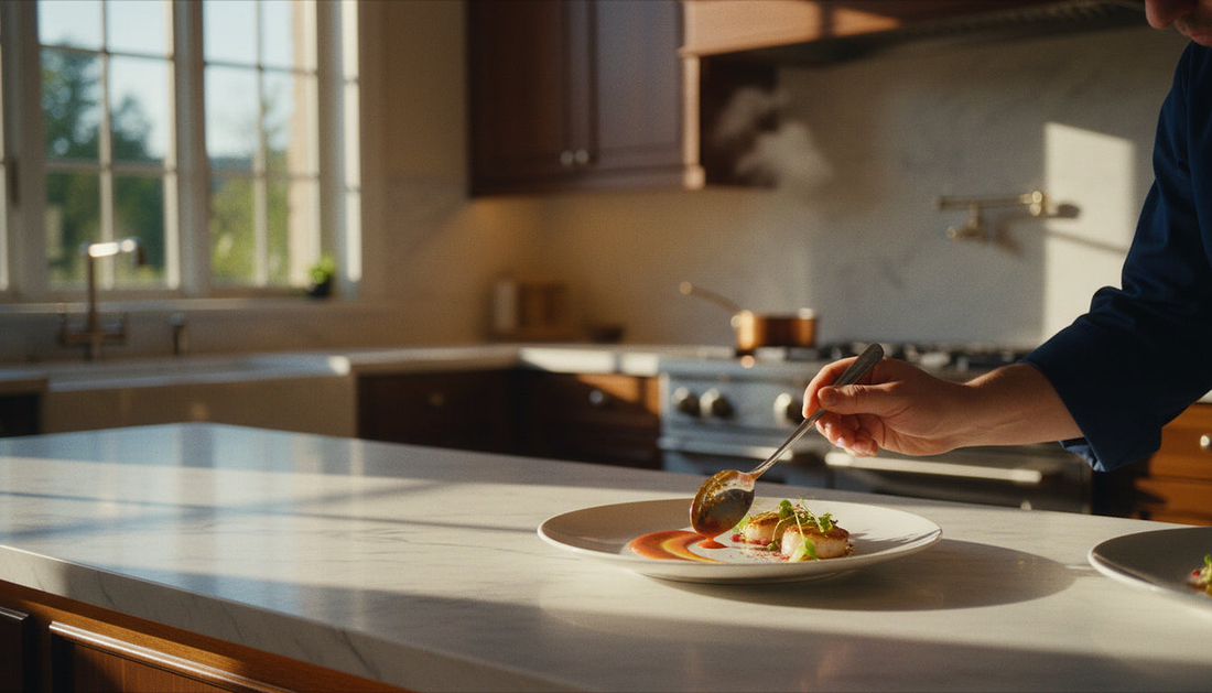Serving with a Chef Spoon: Presentation and Portion Control