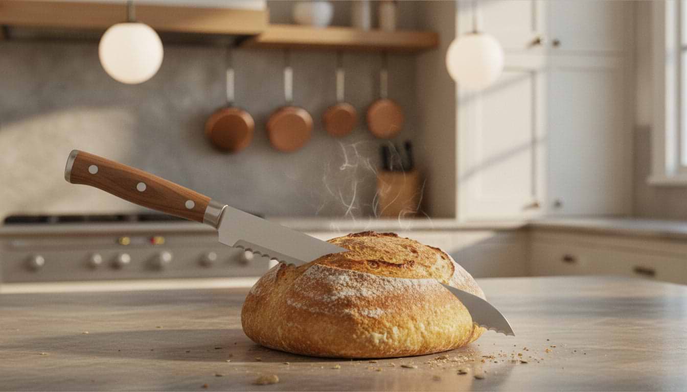 Bread Knife Steel Hardness: Why 58 HRC Beats Soft
