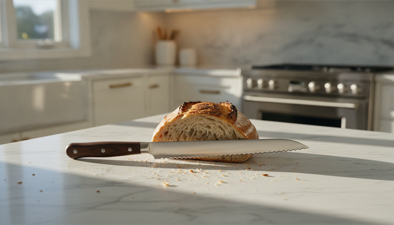 Wavy vs Pointed Serration: Sourdough Crust Test