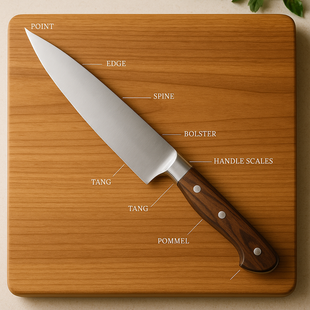 Knife Anatomy Basics: Identifying Every Part of a Knife
