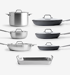 13-Piece Mixed Metal Cookware Set