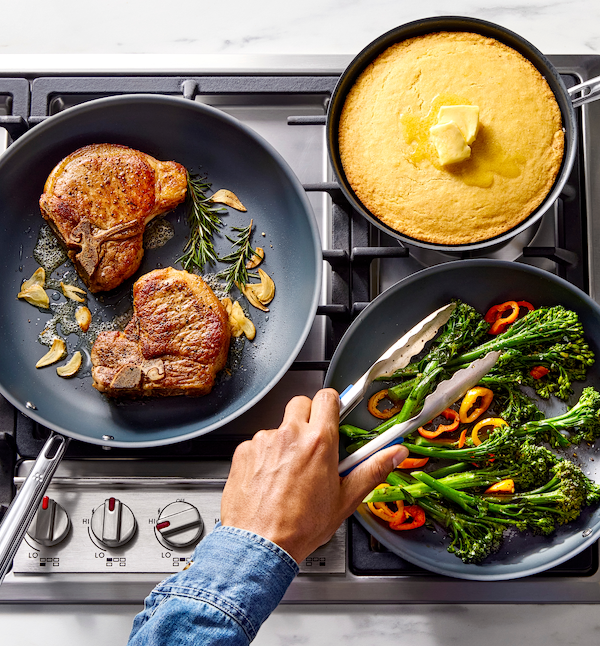 13-Piece Mixed Metal Cookware Set