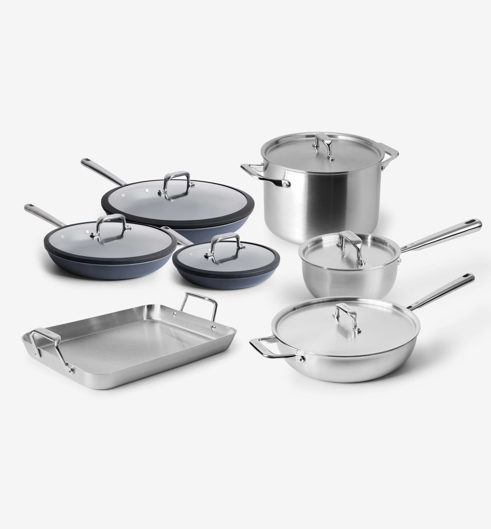 13 Piece Metal Cookware Set