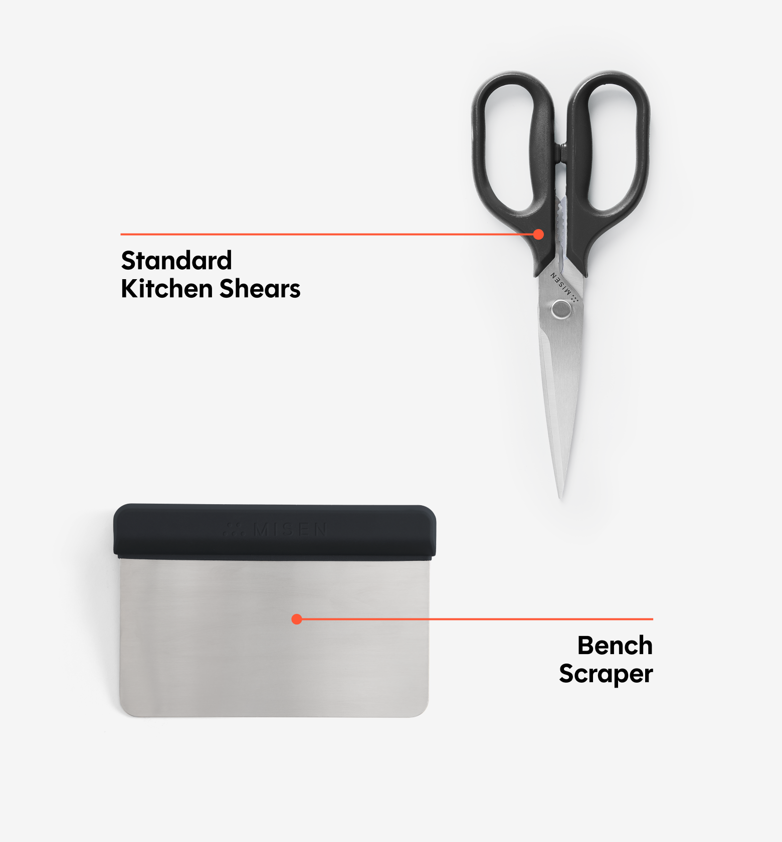 11-Piece Knife Set (ACUTO440) - Black