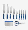 11-Piece Knife Set (ACUTO440) - Blue