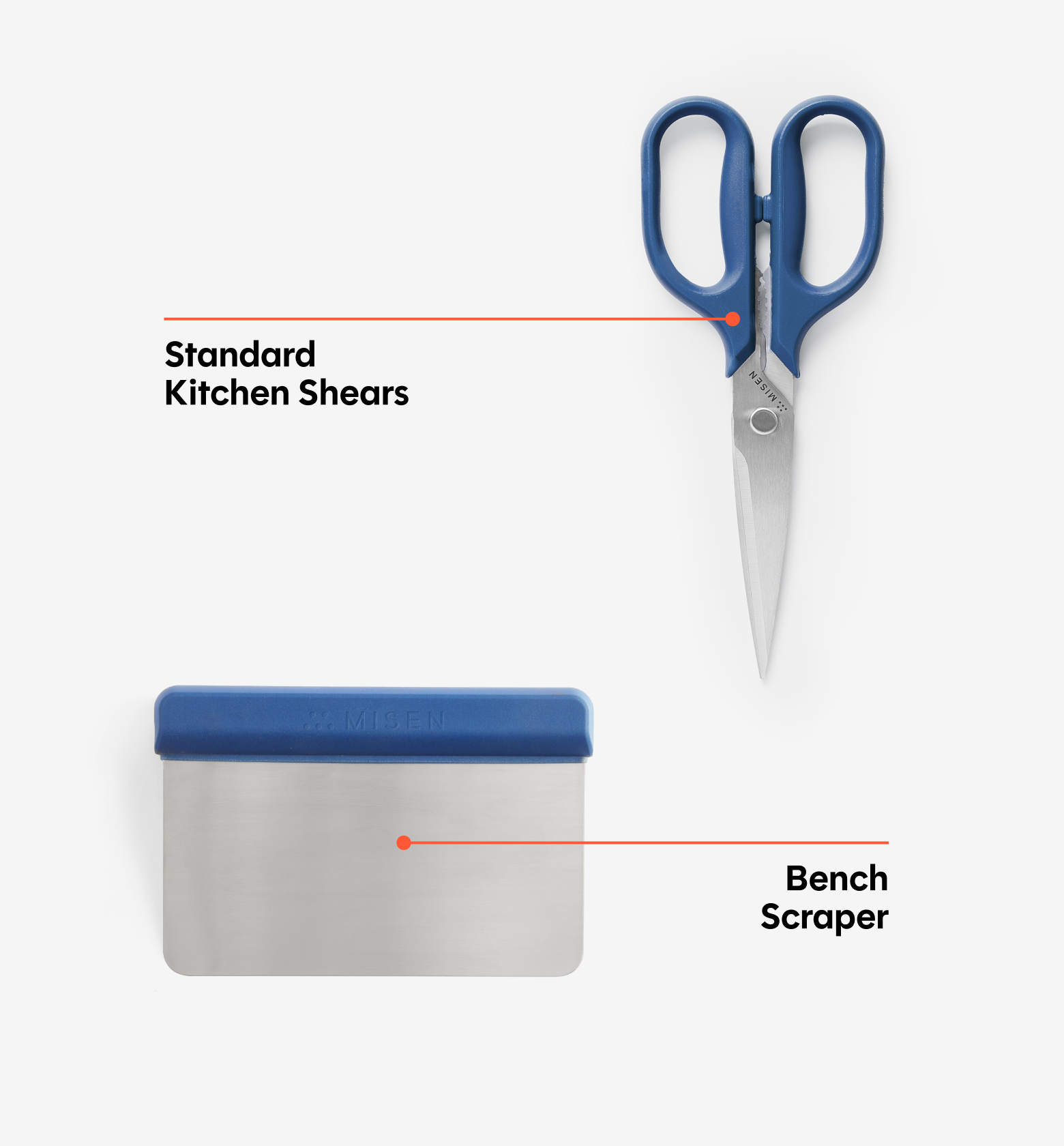 11-Piece Knife Set (ACUTO440) - Blue
