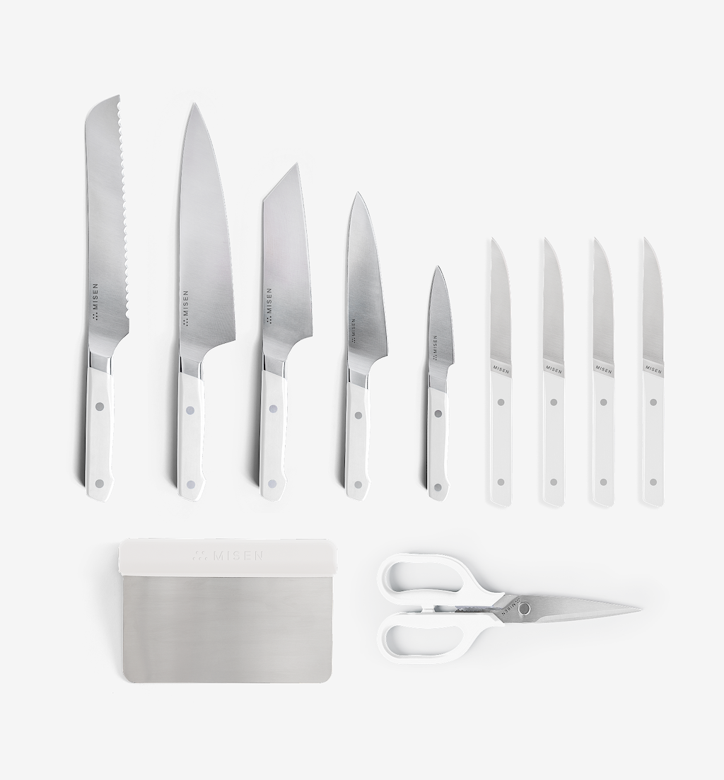 11-Piece Knife Set (ACUTO440) - White