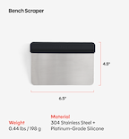 Bench Scraper - Black