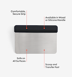 Bench Scraper - Black