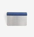 Misen stainless steel bench scraper with blue handle