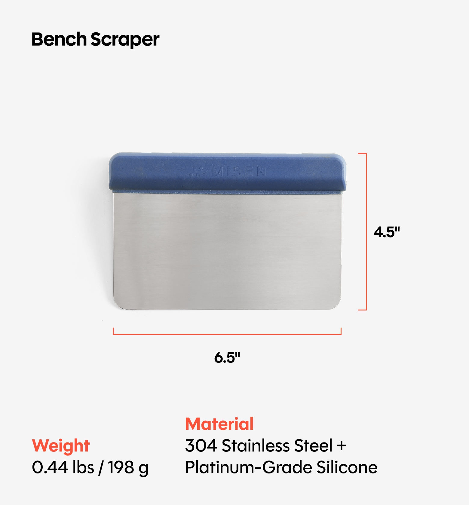 Personalized Bench Scraper