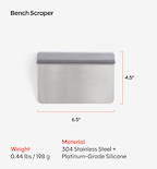 Bench Scraper - Gray