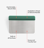 Bench Scraper - Green