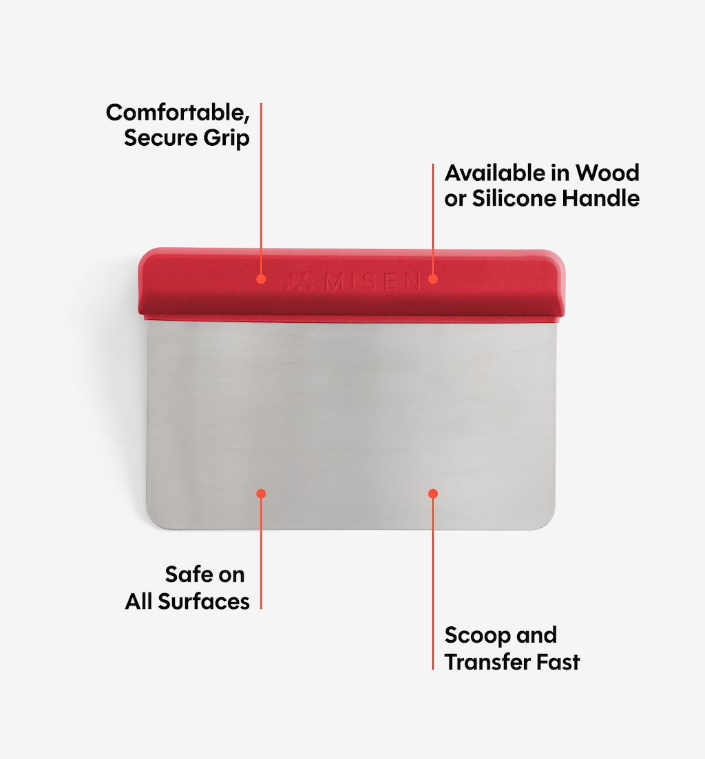 Bench Scraper - Red