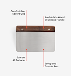 Bench Scraper - Walnut