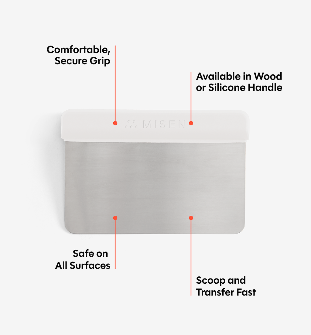 Bench Scraper - White