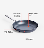 10" Carbon Nonstick™ Frying Pan + Glass Lid