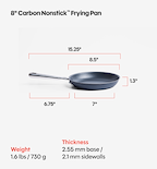 8" Carbon Nonstick™ Frying Pan