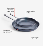 8" + 12" Carbon Nonstick™ Frying Pan