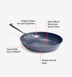 10" Deeper Carbon Nonstick™ Frying Pan + Glass Lid