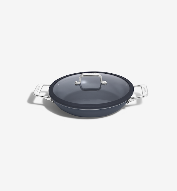 10" Carbon Nonstick™ Round Roaster + Glass Lid