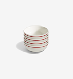 4-Piece Cereal Bowl Set - Red