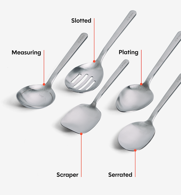 5-Piece Chef Spoon Set