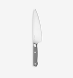 Misen chef's knife with gray handle and stainless steel blade