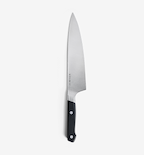 Misen chef's knife with stainless steel blade and black handle