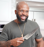 Misen x Chef David Rose 8” Chef’s Knife - Blue