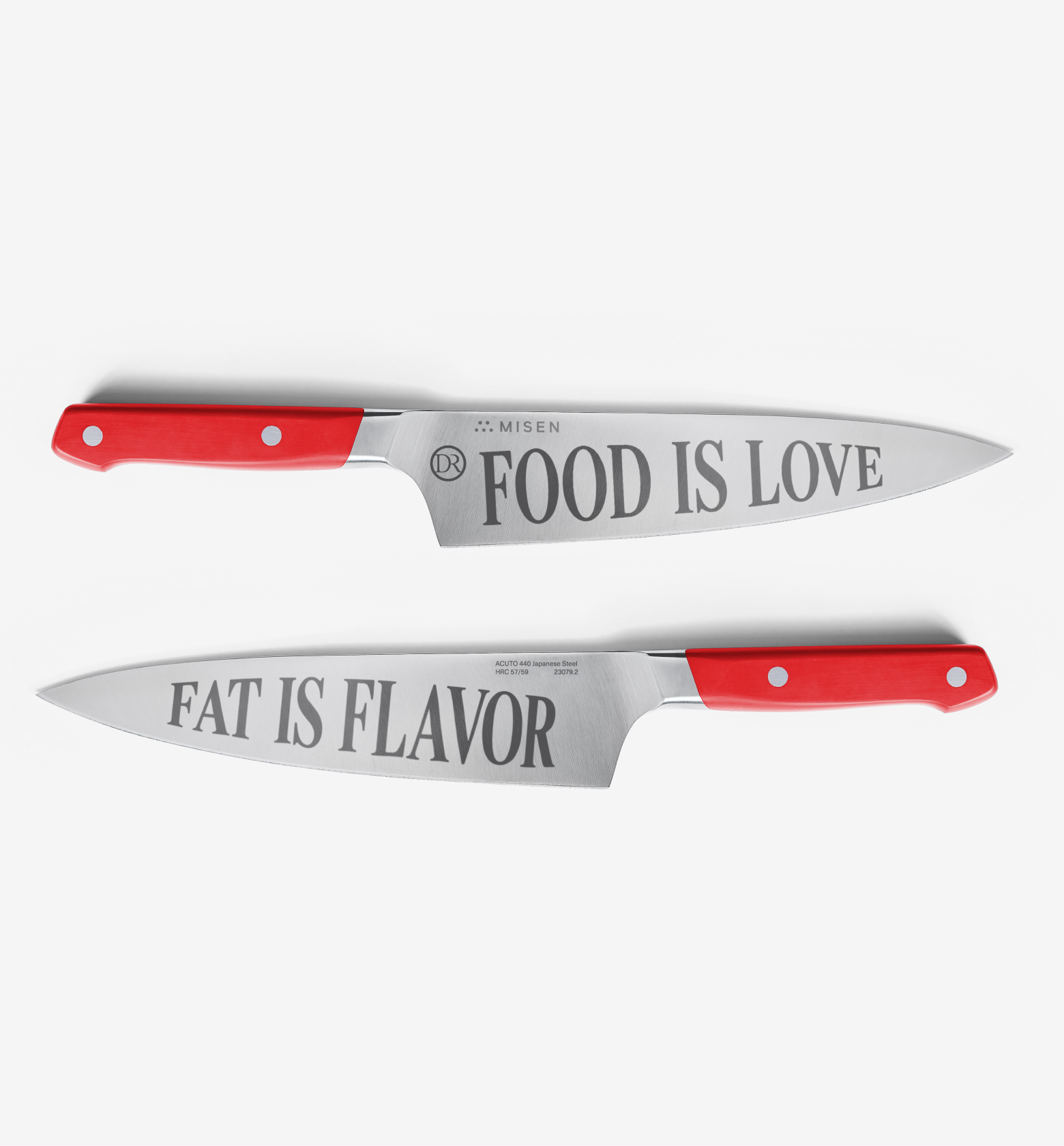 Misen x Chef David Rose 8” Chef’s Knife - Red