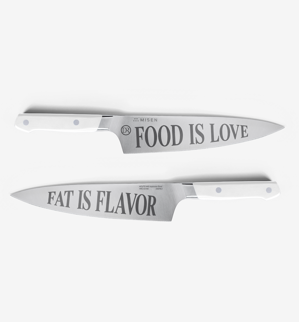 Misen x Chef David Rose 8” Chef’s Knife - White