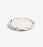 2-Piece Dinner Plate Set - Red