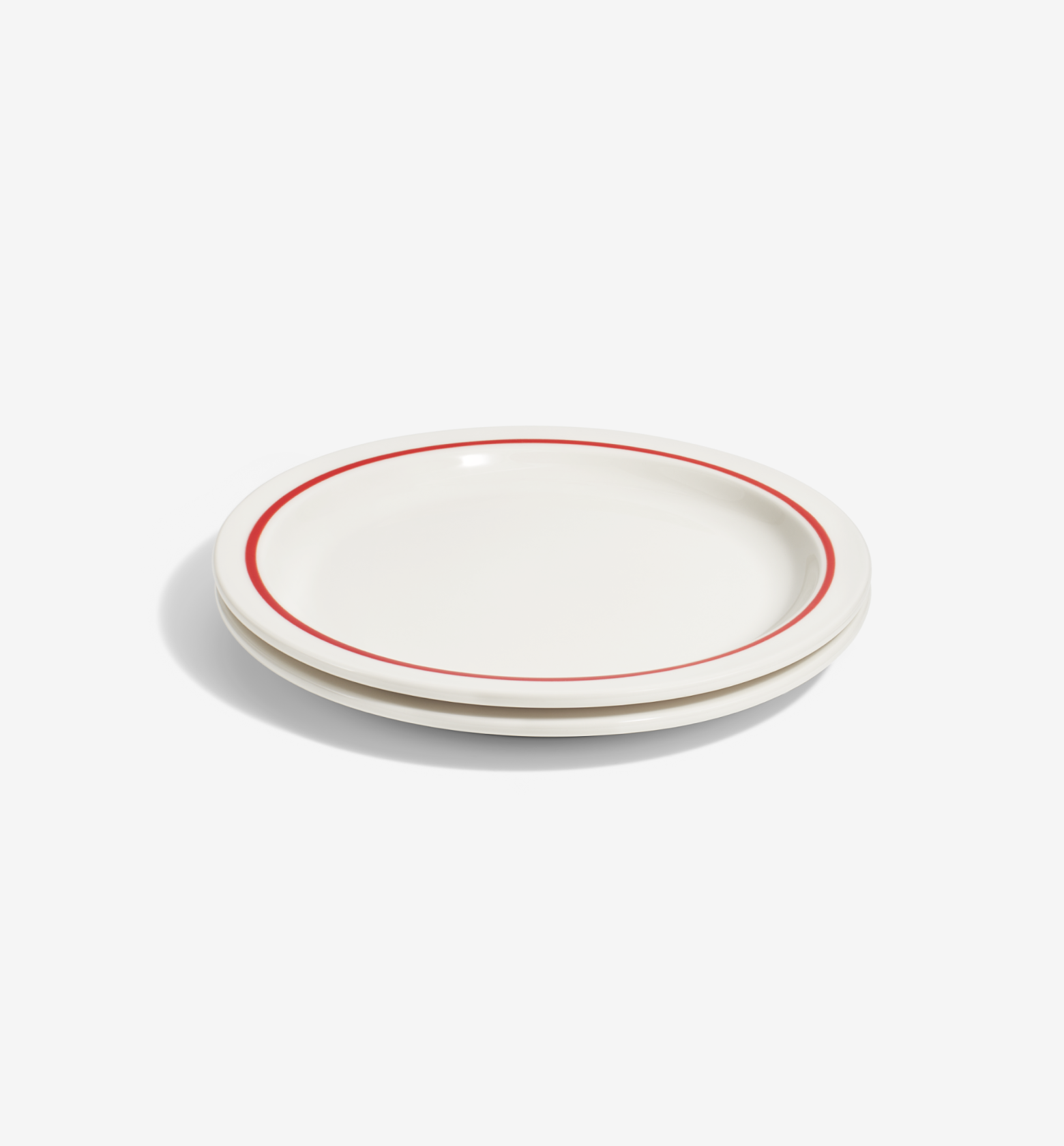 2-Piece Dinner Plate Set - Red