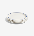 4-Piece Dinner Plate Set - Blue