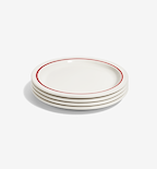 4-Piece Dinner Plate Set - Red