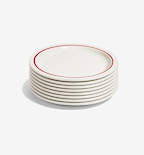 8-Piece Dinner Plate Set - Red
