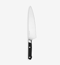 Misen chef's knife with stainless steel blade and black handle