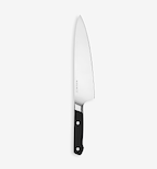 Misen chef's knife with stainless steel blade and black handle