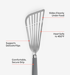 Stainless Steel Fish Spatula - Gray