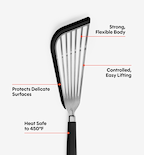 Silicone Fish Spatula - Black